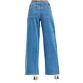 thumbnail image 3 of Full Size Mid Rise Fit Wide Leg with Pleated Detail Jeans, 3 of 3