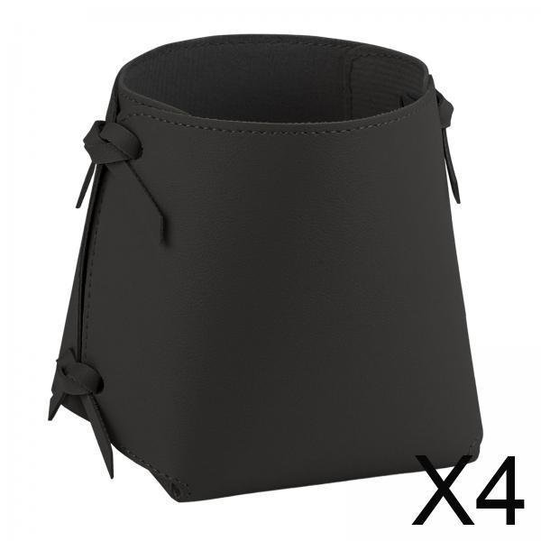 Bolsas de almacenamiento,Portalápices Bolsa organizadora para almacenamiento de brochas de maquillaje,Portalápices de cuero PU organizador de almacenamiento,Organizador de escritorio