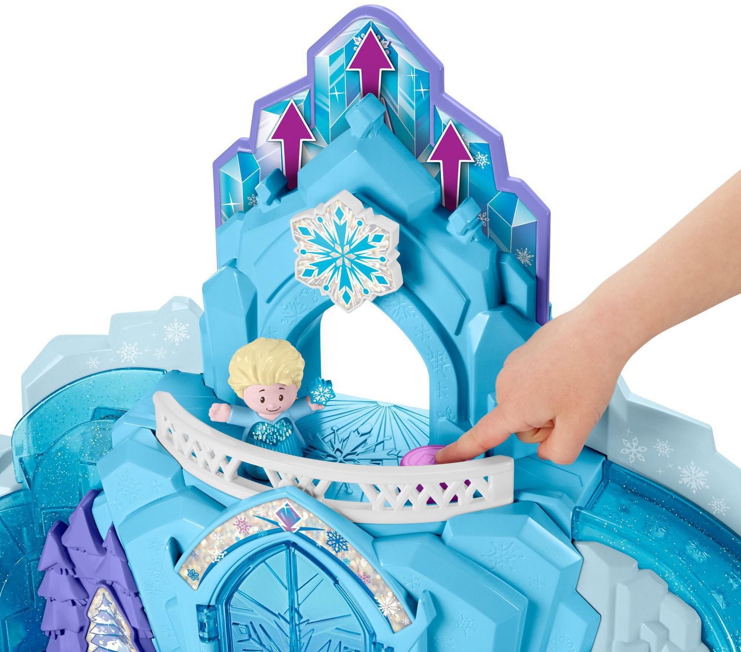 Little People Disney La Reine des Neiges Le Palais de Glace d’Elsa - Version Anglaise