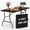 Black, variant on WLLJOY 5ft Folding Table, Portable Heavy Duty Picnic Table with Portable Handle, Durable, Suitable for Dinner, Wedding, Camping, White.