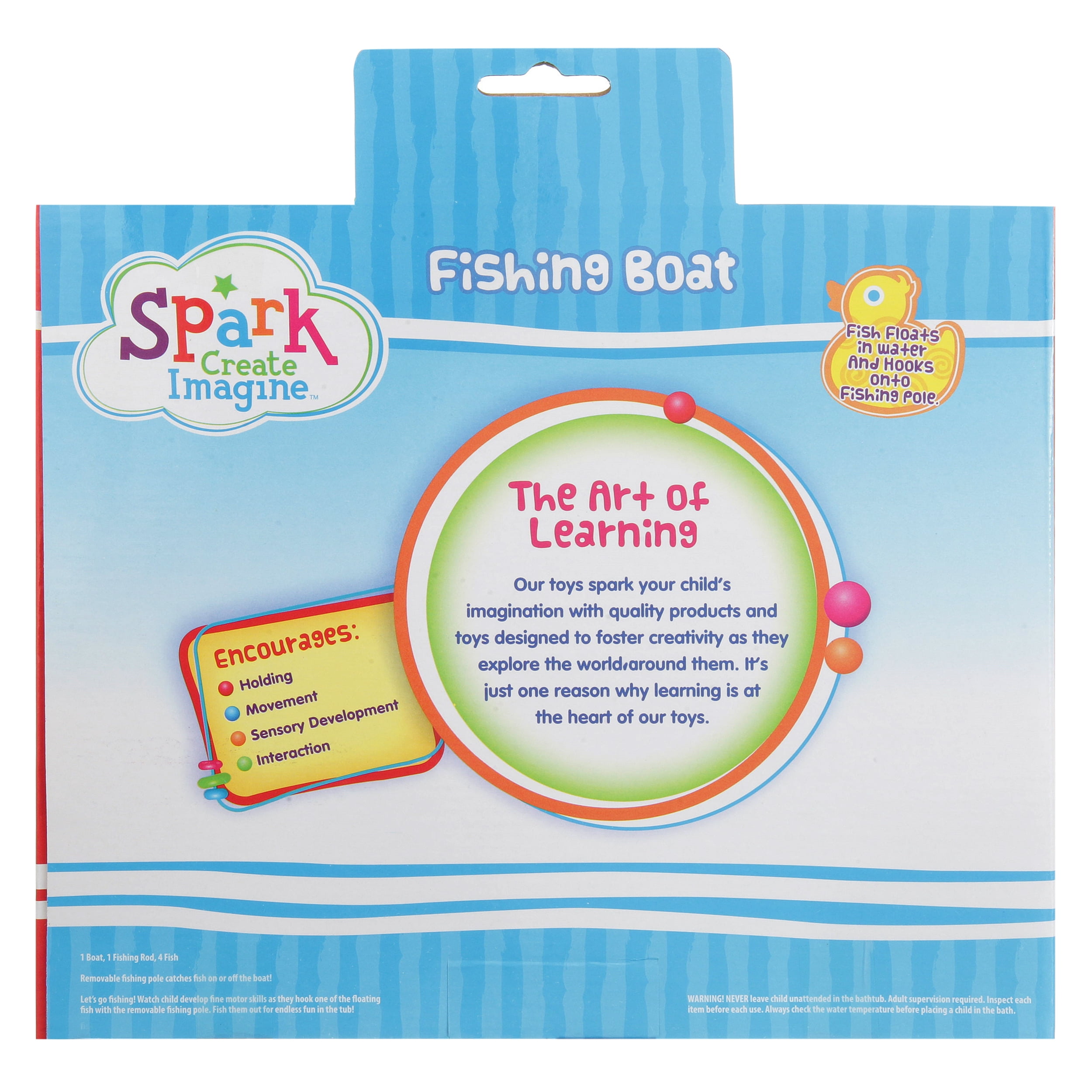 Spark Create Imagine Fishing Boat & Fish Bath Toy Set 