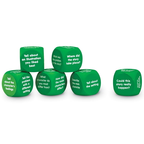 Learning Resources Retell A Story Cubes, Educational Toys, Ages 3 , LER7233