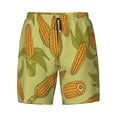 thumbnail image 4 of Lsque Mens Swim Trunks Corn Pattern - Bathing Suit Compression Liner - Beach Swim Shorts Swimwear - (S-3XL) - Stretch Quick Dry -Medium, 4 of 9