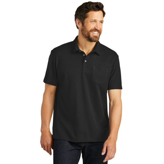 Port Authority C-FREE Cotton Blend Pique Pocket Polo K868