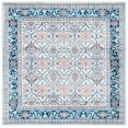 thumbnail image 3 of SAFAVIEH Brentwood Gillian Floral Area Rug, Beige/Navy, 6'7" x 6'7" Square, 3 of 14