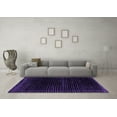 thumbnail image 3 of Ahgly Company Indoor Square Abstract Purple Modern Area Rugs, 7' Square, 3 of 4