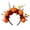 Red, variant on SmartBy Halloween Hair Hoop, Black Headband with 3D Pumpkin Autumn Leaves Red Flowers, Universal Halloween Thanksgiving Day Party Hair Accessory