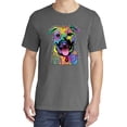 thumbnail image 2 of Wild Bobby,Don't Judge My Pitbull I Won't Judge Your Kids Funny Dog Lover Garment-Dyed Washed Look Short Sleeve Tees, Charcoal, X-Large, 2 of 3