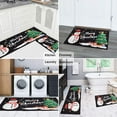 thumbnail image 6 of 2 Pieces Of Kitchen Rugs and Mats Non Skid Washable Merry Christmas (27) Kitchen Mat,Floor Cushion Waterproof Rug,Rubber Backed Area Rugs for Laundry 47*17+30*17, 6 of 7