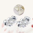 thumbnail image 5 of Clips de cristal para zapatos, accesorios para zapatos, para bodas, novias, mujeres (fragmentos) kaili Sencillez, 5 of 5