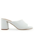 thumbnail image 2 of OLIVIA & KATE Ladies White Nappa PU Heel Sandals Size 9, 2 of 6