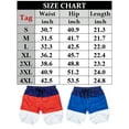 thumbnail image 3 of Youloveit Mens Swim Trunks Board Bathing Suit Beach Shorts Holiday Watershort Swimsuit Quick Dry Beach Shorts Elastic Waist Drawstring with Lining,Blue/Green/Red, 3 of 8