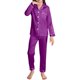 thumbnail image 2 of Niñas Ropa Color Sólido Manga Larga Traje de Hogar 60% Algodón 40% Lino, Invierno Bebé Niños Ropa Conjunto para Niño Pequeño, 2 of 7