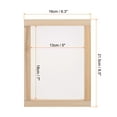 thumbnail image 2 of Unique Bargains Silk Screen Printing Frame Kit 13x18cm Wooden with 120 Mesh, 2 Pieces, 2 of 7