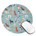 thumbnail image 2 of Disketp Animal Dog Small Mouse Pad 7.9x7.9 Inches,Washable Round Mousepad for Office Laptop Computer,Non-Slip Rubber Base Mouse Pads for Wireless Mouse, 2 of 8