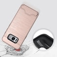 thumbnail image 4 of ROSE GOLD PINK CREDIT CARD WALLET SLOT KICKSTAND HARD CASE COVER STAND FOR SAMSUNG GALAXY S8 PLUS, SM-G955, S8+, 4 of 10