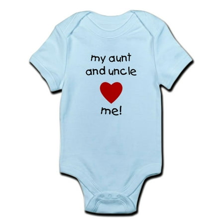 

CafePress - My Aunt & Uncle Love Me Infant Bodysuit - Baby Light Bodysuit