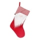 thumbnail image 2 of Bolsa de regalo de dulces para medias navideñas, bolsa de golosinas para decoración navideña, árbol de Navidad tejido A rayas, 2 of 9