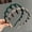 2pcs [Green + Khaki], variant on Hair Styling Headband with Teeth Anti-Slip Hair Tie Not Choking Hair Tidy Updo High Crown Big Wave Hair Band for Women