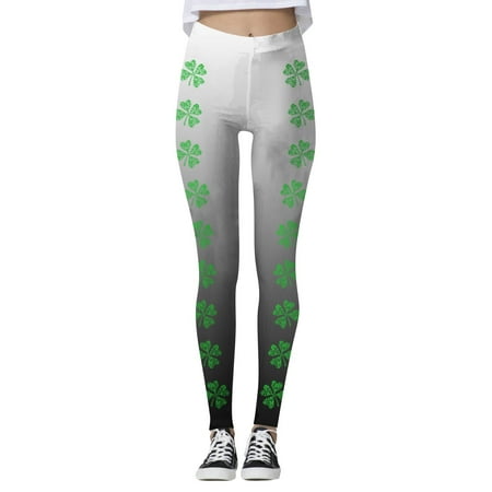 Womens Funny Printed Leggings Plus Size Womens Deer Holiday High Waist Winter Leggings for Women with Pockets Slim Fit Xmas Tights Women Underwear Cotton Pack Pants