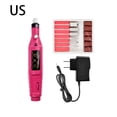 thumbnail image 3 of Jumpingount Amoladora de uñas para el hogar, uña de los pies, herramienta de lijado portátil para hombres y mujeres, lijadora de velocidad Cuidado de uñas Rosa roja Enchufe de EE. UU., 3 of 6
