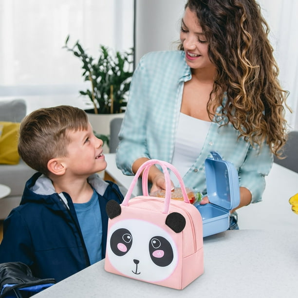 Bolsa isotérmica para el almuerzo infantil | Bolsa térmica reutilizable para el almuerzo | Almacenamiento de alimentos para la escuela, el trabajo o picnics