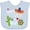 Blue, variant on Inktastic Happy Cinco de Mayo- Sombrero, Cactus, Flowers Boys or Girls Baby Bib