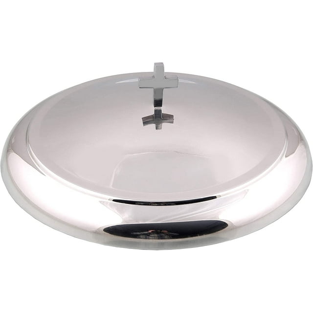 Mayur Export Acier Inoxydable Acier Inoxydable Mayur Export Plateaux de Communion en Acier Inoxydable Couvercle de Tasse Plateau Couvercle pour Églises Fournitures de Communion en Acier Inoxydable Mayur Export (Silver Mirror)