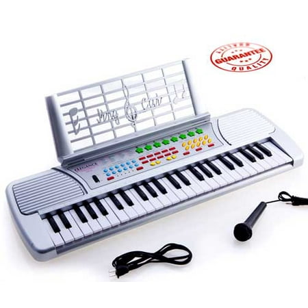 Silver Yamaha Kids Keyboard Silver Yamaha Kids Keyboard