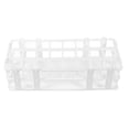 thumbnail image 2 of KAKOWELY Test Tube Storage Rack Test Tube Storage Rack Laboratory Tube Holder Plastic Test Tube Storage Holder9.72"X4.09"X2.6", 2 of 5