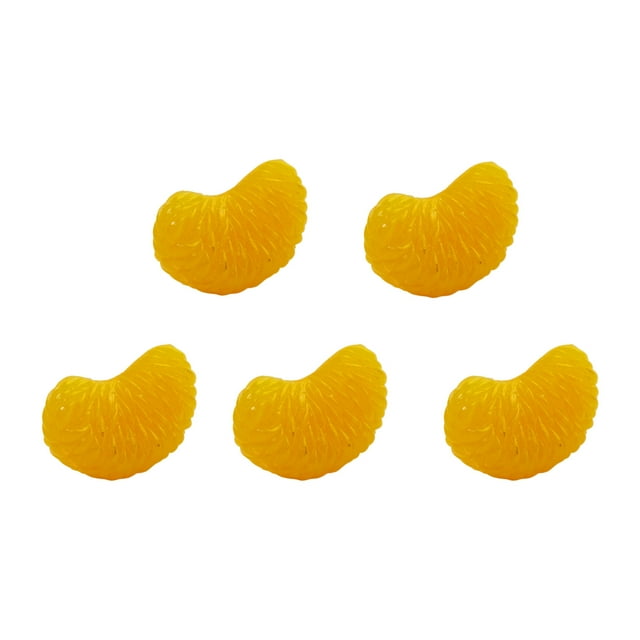 ZheElen 5x Long-lasting Fruits Section For Prop PVC High Simulation Fruit Slice Model Etc 19