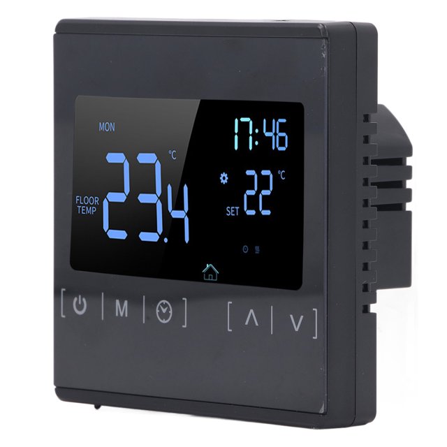 Termostato digital programable protección contra altas temperaturas memoria de apagado pantalla táctil termostato doméstico AC85V a 250V para sala de de sudor ANGGREK Otros