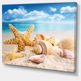 thumbnail image 2 of Étoile de Mer et Coquillages sur Plage - Impression sur Toile Photo de Bord de Mer, 2 of 3