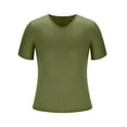 thumbnail image 4 of Coorders George Men’s & Big Men’s Lightweight Crewneck Tee with Short Sleeves, Army Green, Size, M, 4 of 8