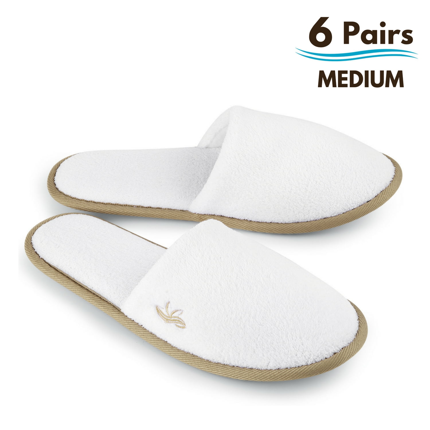 1/5/10 pairs disposable closed toe guest slippers hotel spa slipper shoes SL MEC 