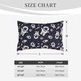 thumbnail image 4 of Susaid Cartoon Spaceship Print Pillowcases Multiple Size, Pillow Cover Super Soft Envelope Closure Standard Pillow Case-14"x20", 4 of 6