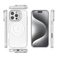 thumbnail image 3 of TECH CIRCLE for iPhone 16 Plus Case 6.7-Inch 2024, Slim Fit Lightweight Thin Basic Case with Hidden Kickstand on Camera, Plastic/Silicone Materials, Protective Cute Circle Back Cover Case, White, 3 of 6