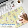 thumbnail image 4 of Long Mouse Pads for Desk,Yellow Princess Unicorn Pattern Desk Mats on Top Of Desks, Desk Mouse Pad Extra Large with 3mm Non-Slip Base and Stitched Edge for Gaming,Office,Work,Home 31.5"x11.8", 4 of 6