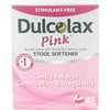 Dulcolax Pink Stool Softener Softgels 25 ea (Pack of 2)