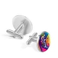 thumbnail image 3 of Christmas Stylish Men's Cufflinks Set for Formal Attire, Made of Stainless Steel, for Wedding or Business Meetings, 3 of 6