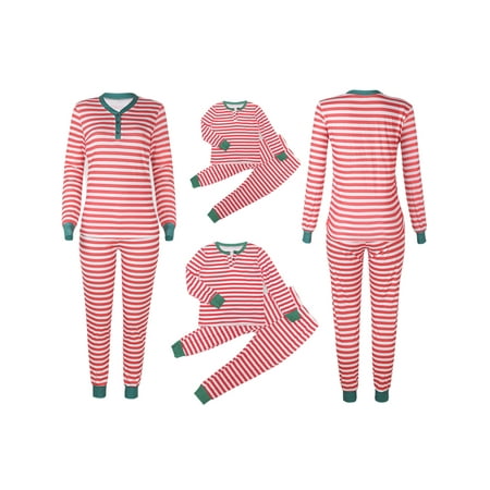 

Afunbaby Family Matching Christmas Pajamas Set Bear Long Sleeve Tops Pants 2PCS Christmas PJs Xmas Sleepwear Homewear