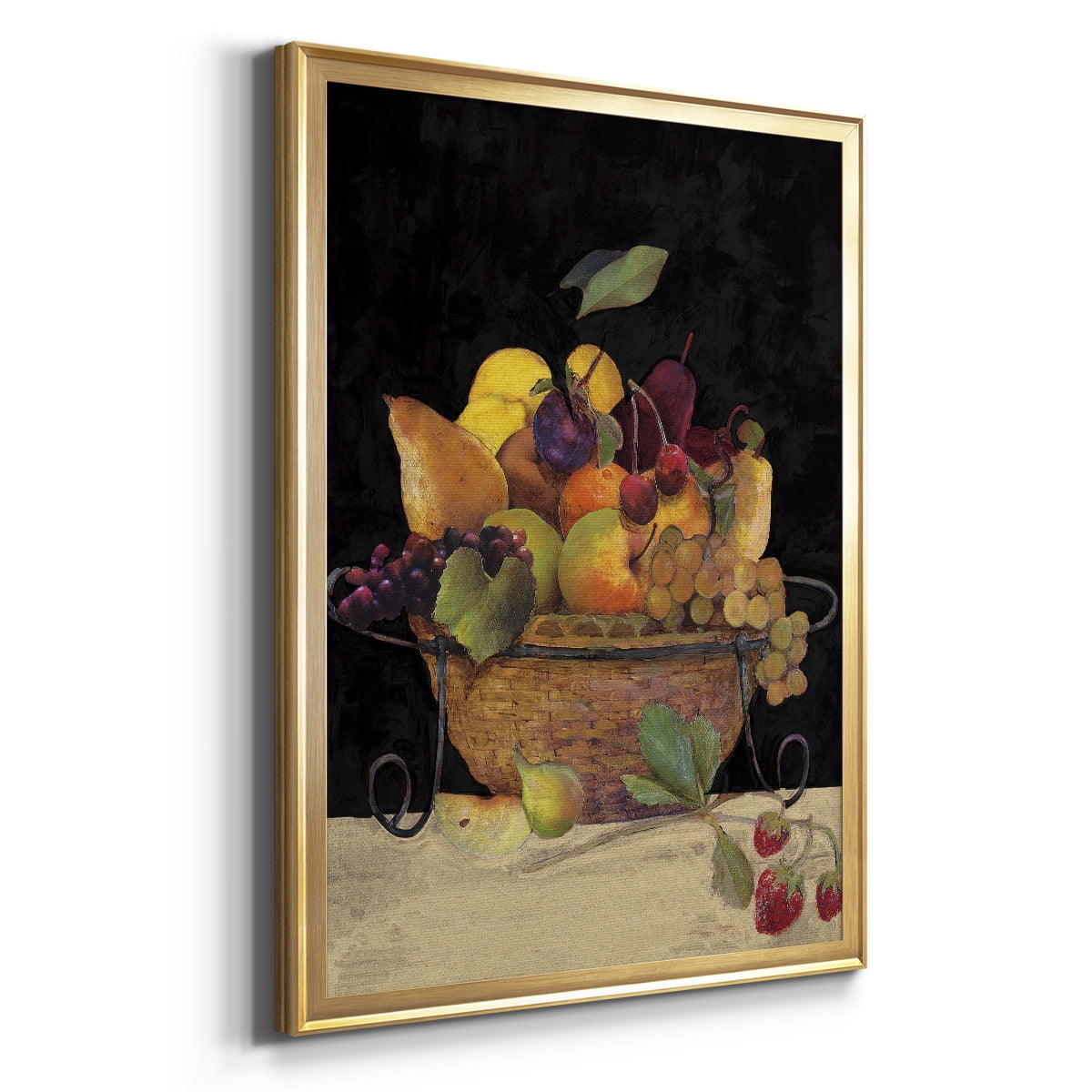 Fruit Basket II Revisit Premium Framed Print - Ready to Hang