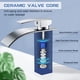 thumbnail image 4 of Grifo de baño en cascada moderno, grifo de lavabo en cascada de diseño elegante, grifo mezclador de baño de latón, agua fría y caliente disponible, grifo en cascada cromado G 3/8, 4 of 5