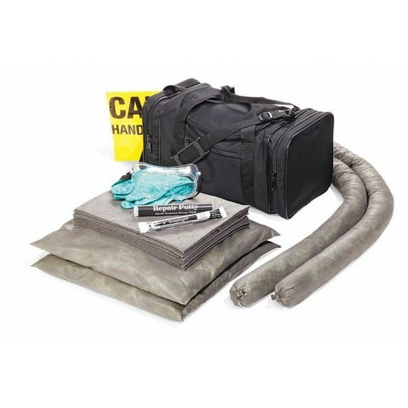 Spilltech Spill Kit,Duffel Bag,Universal SPKU-BLK-BG