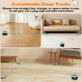 thumbnail image 2 of Cinta de correr interactiva para gatos ITSHINY con control remoto, 3 velocidades, azul, 2 of 6