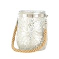 thumbnail image 1 of 4 x 4 x 5.5 in. Flower Candle Holder, White, 1 of 1