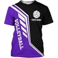 thumbnail image 5 of Personalzied Volleyball 3D Shirt, Volleyball Shirts for Women, Volleyball Men Shirts, Custom Volleyball Tshirts (Grey, M), 5 of 10