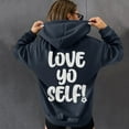 thumbnail image 2 of Gibobby Sudadera para mujer, Sudadera con capucha para mujer, Sudadera con capucha Graphic(Gris,CH), 2 of 5