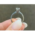 thumbnail image 3 of 2CT Round Cut Lab Created Diamond Women's Engagement Ring 14K White Gold Plated, 3 of 3