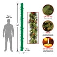 thumbnail image 5 of National Tree Company Pre-Lit Artificial Christmas Garland, Green, Crestwood Spruce, White Lights, Decorated with Pine Cones, Berry Clusters, Plug In, Christmas Collection, 9 Feet, 5 of 5